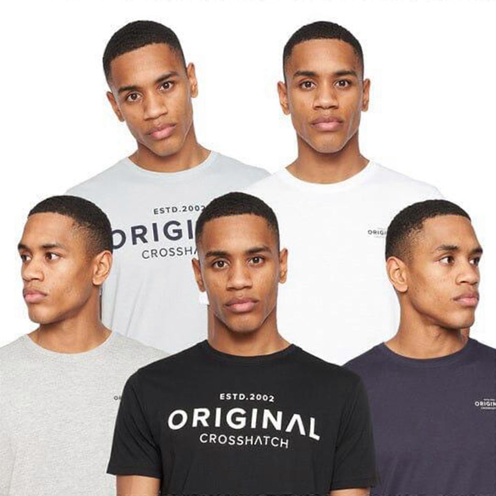 Crosshatch Wester 5pk T-Shirts Assorted