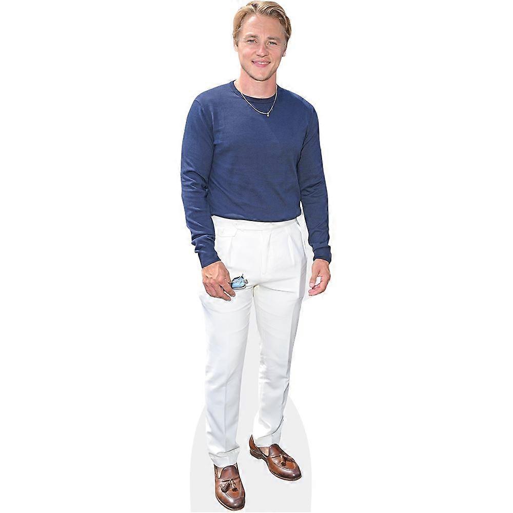 Ben Hardy (White Trousers) Cardboard Cutout (lifesize OR mini size). Standee. Stand Up.
