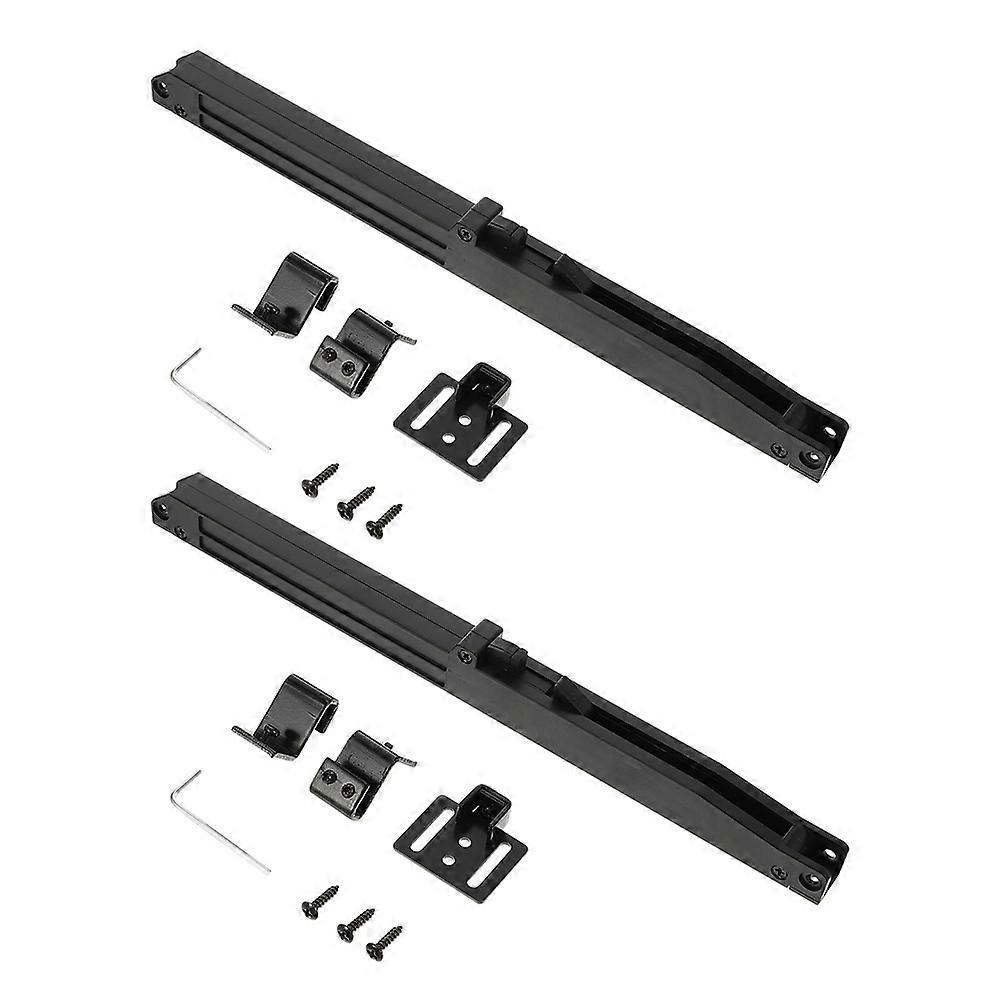 Barn Door Close Mechanism Featuring Spring Buffer Damper for 2Sets