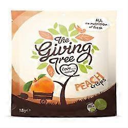 Giving Tree Snacks Freeze Dried Peach Crisps 18g - 12 Pack