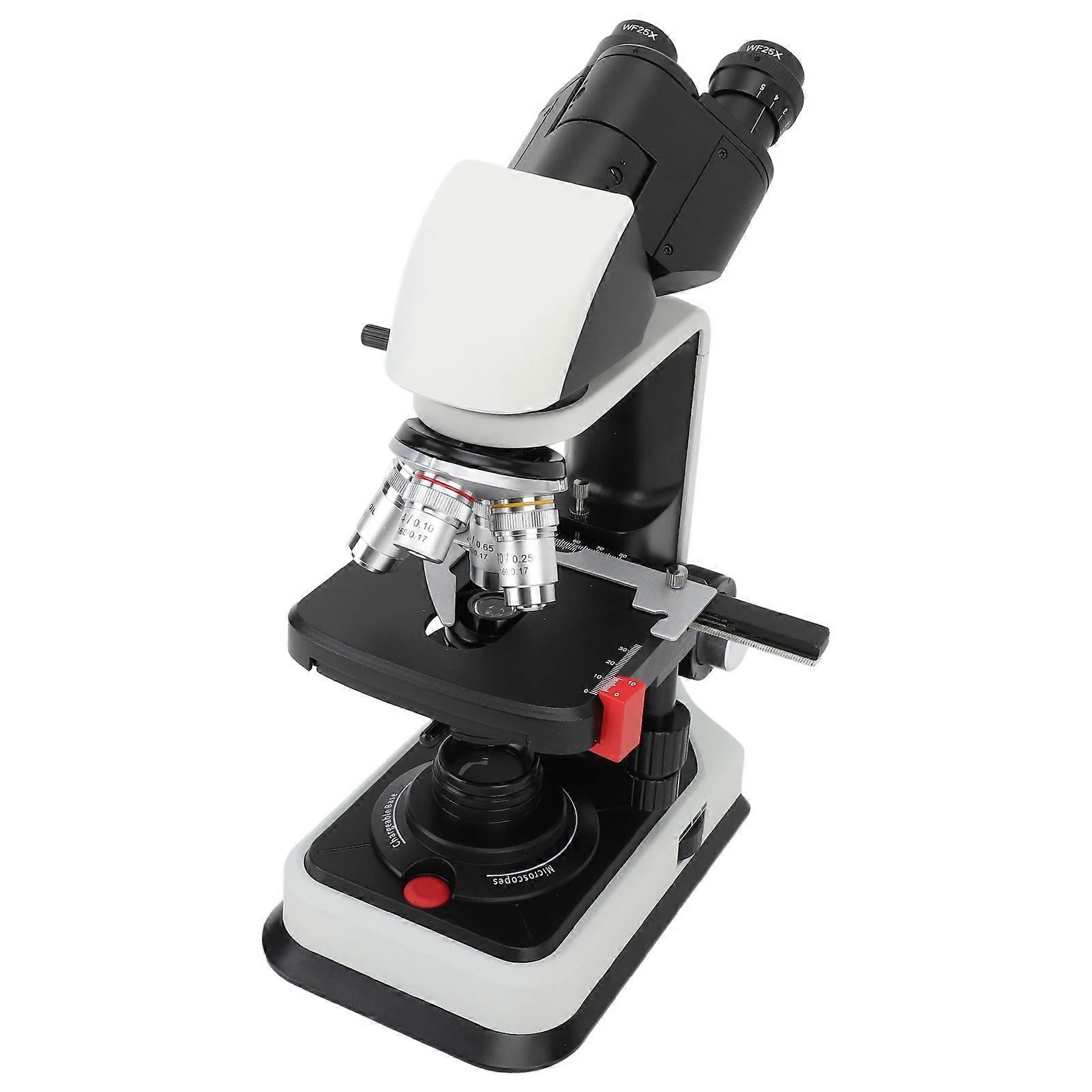 KP AM200 Compound Binocular Microscope 40X-2500X 100-240V EU Plug