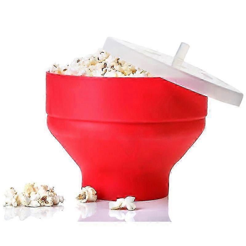 High Quality Chips Fruit Dish Silicone Popcorn Maker Bowl Foldable Silicone Popcorn