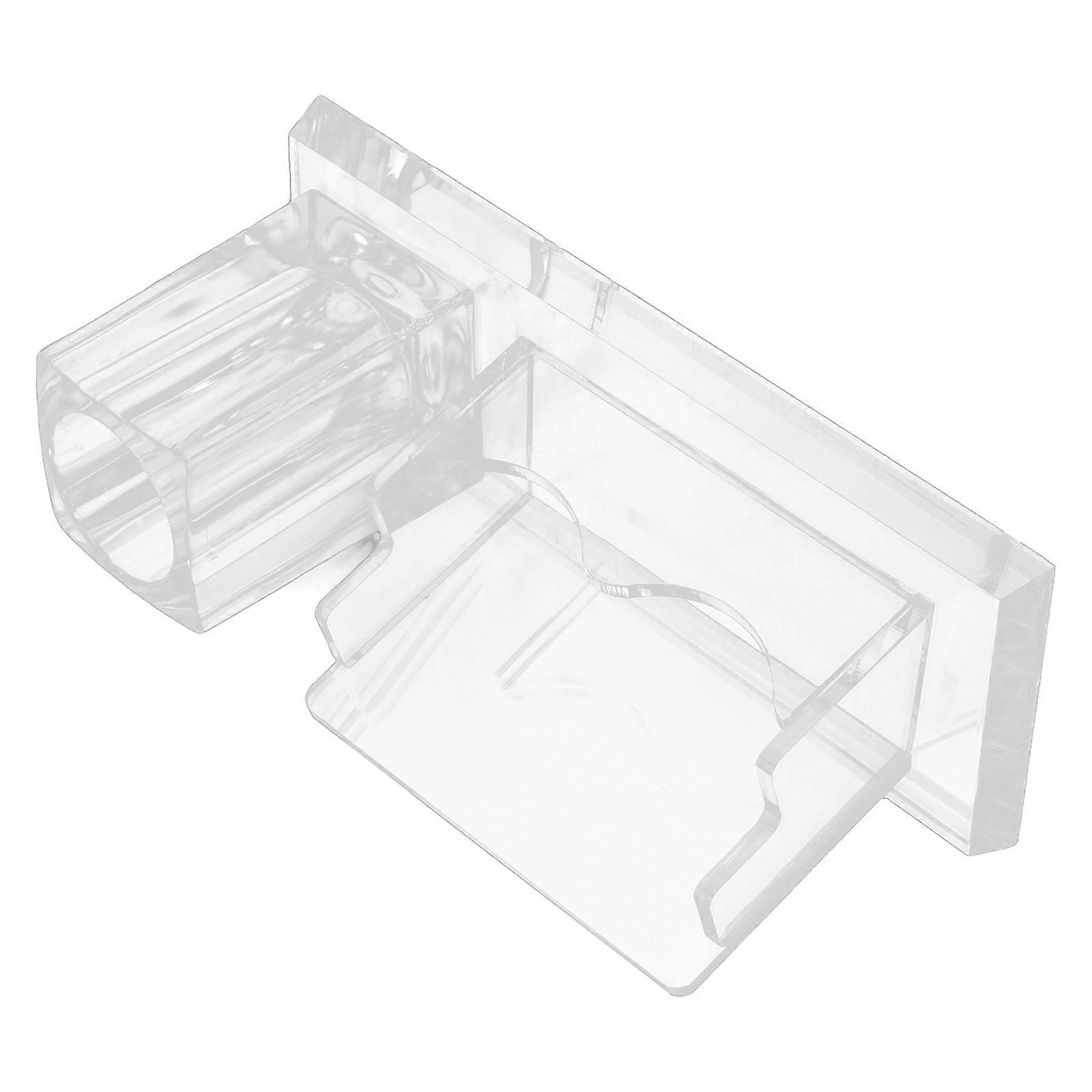 حامل بطاقة العمل حامل تخزين بطاقات شفافة 4 قطع لتنظيم المكتب