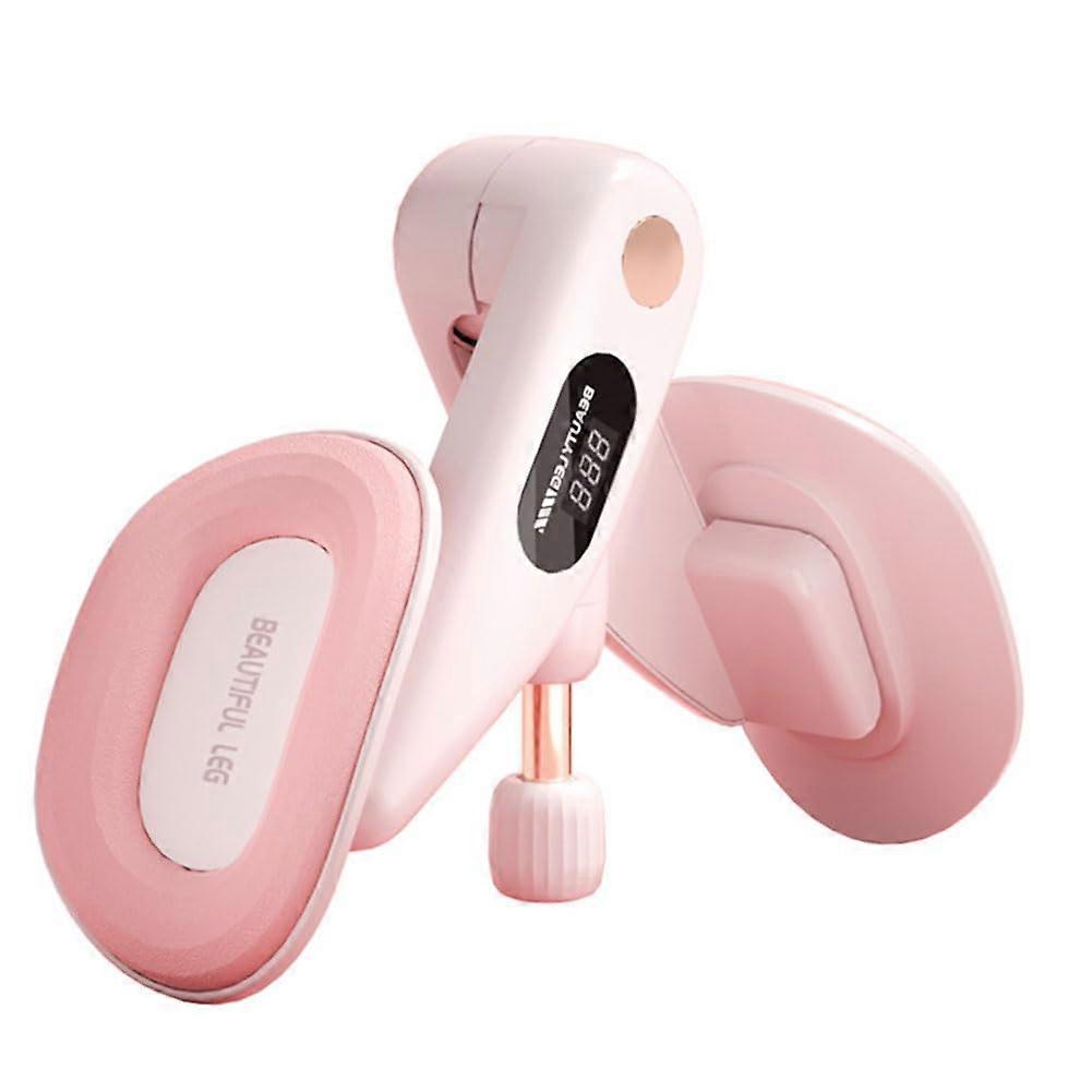 Pelvic Floor Trainer Adjustable Resistance With Counter, 360 Degree Rotation Kegel Device For Women Pink