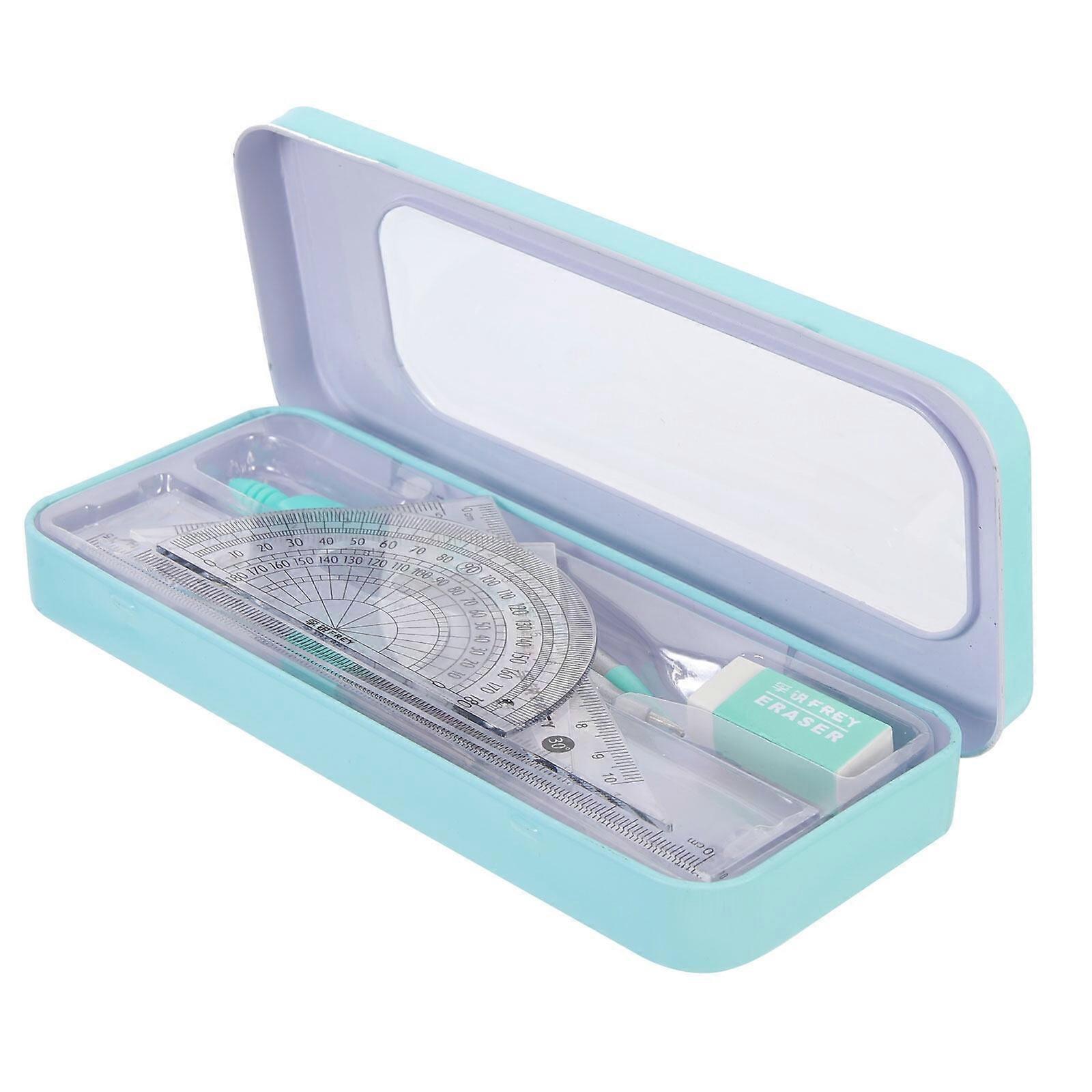 Zonh 12 Inch Ruler Set with Storage Box for Drawing & Engineering