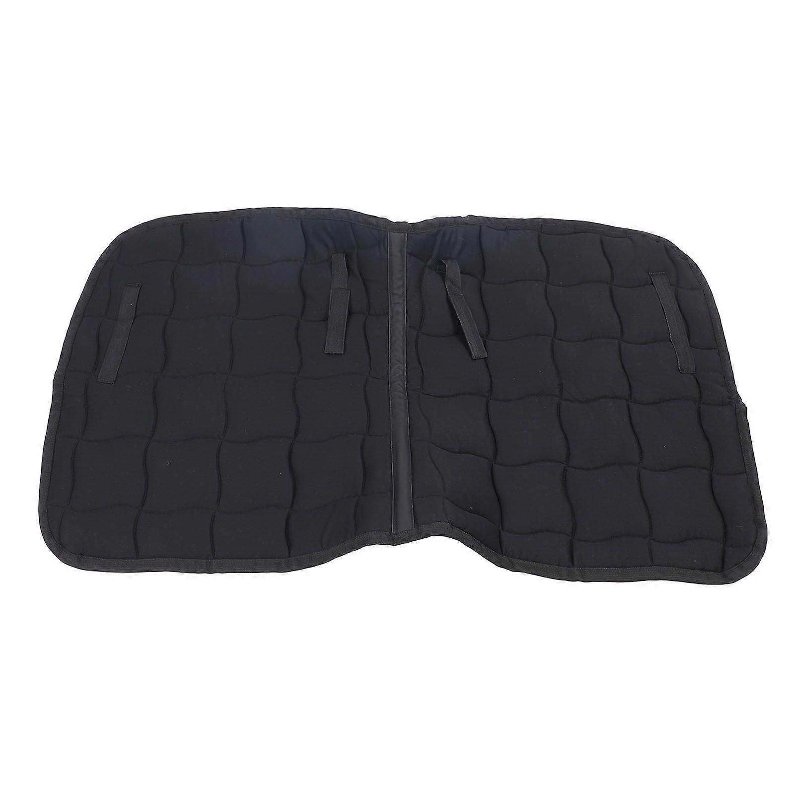 Saddle Pad for Horses Breathable Comfortable Professional Saddle Cloth Riding Equipment for Jumping Training Black