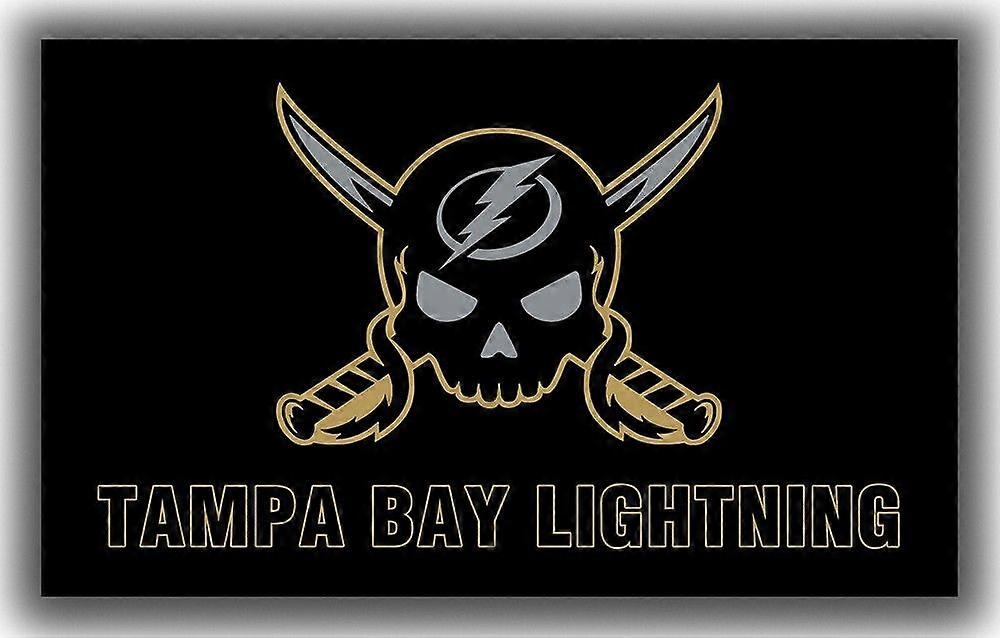Ομάδα χόκεϊ Τάμπα Αναμνηστική σημαία Lightning Black Καλύτερο πανό