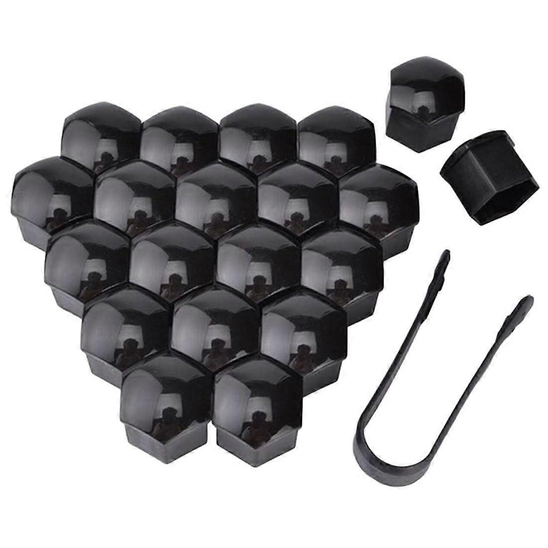 Car Wheel Nut Covers Caps For Vauxhall Vivaroe Life VXR8 GTSR Zafira C Tourer Hexagonal 17mm With Removal Tool 20 Pcs