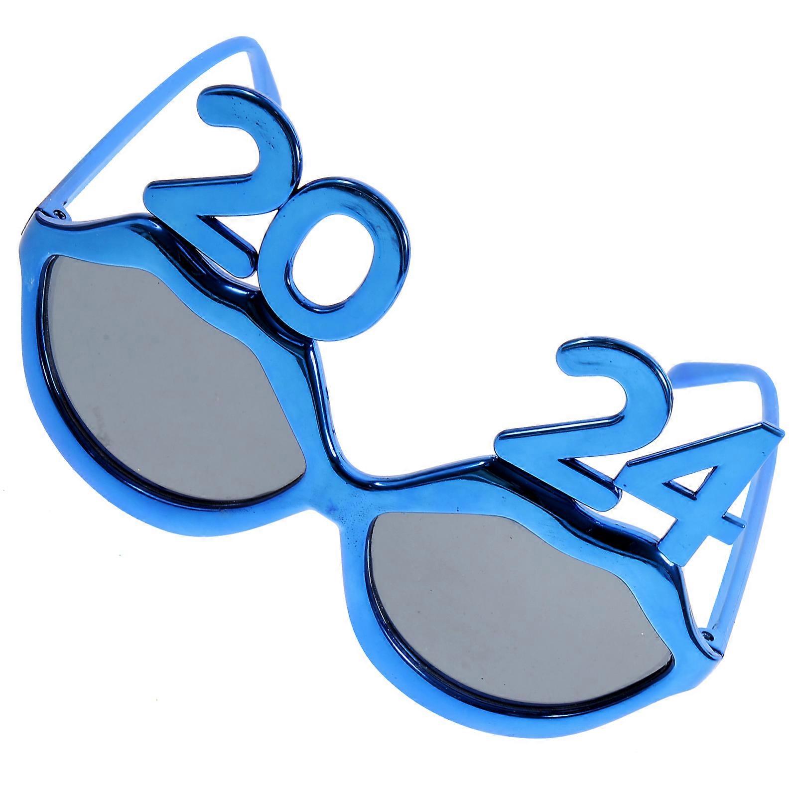Pc Material New Year Glasses Eyeglass Prop for 2024 Party Use