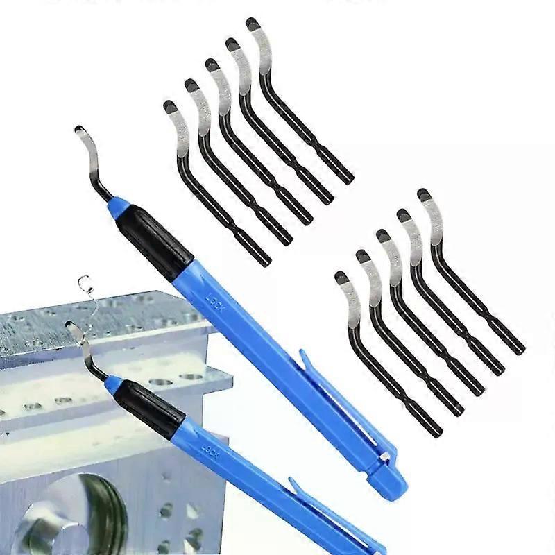 Metal Deburring Tool Manual Alloy Chamfer Tool in Pen Shape Portable High Precision Burr Removal Cutters Trimming Knife