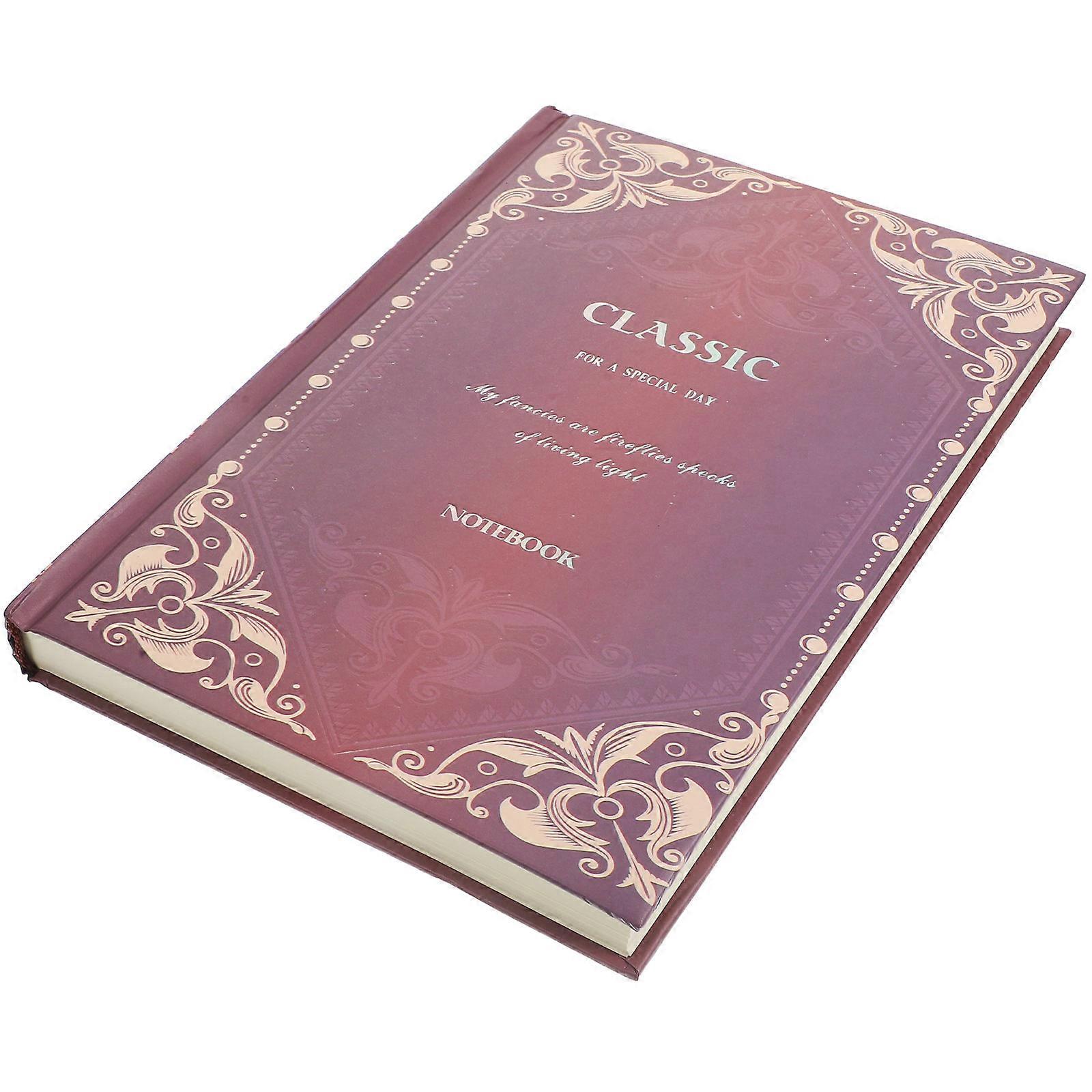 Retro Vintage Diary Book for Writing Hardcover Classic Notebook