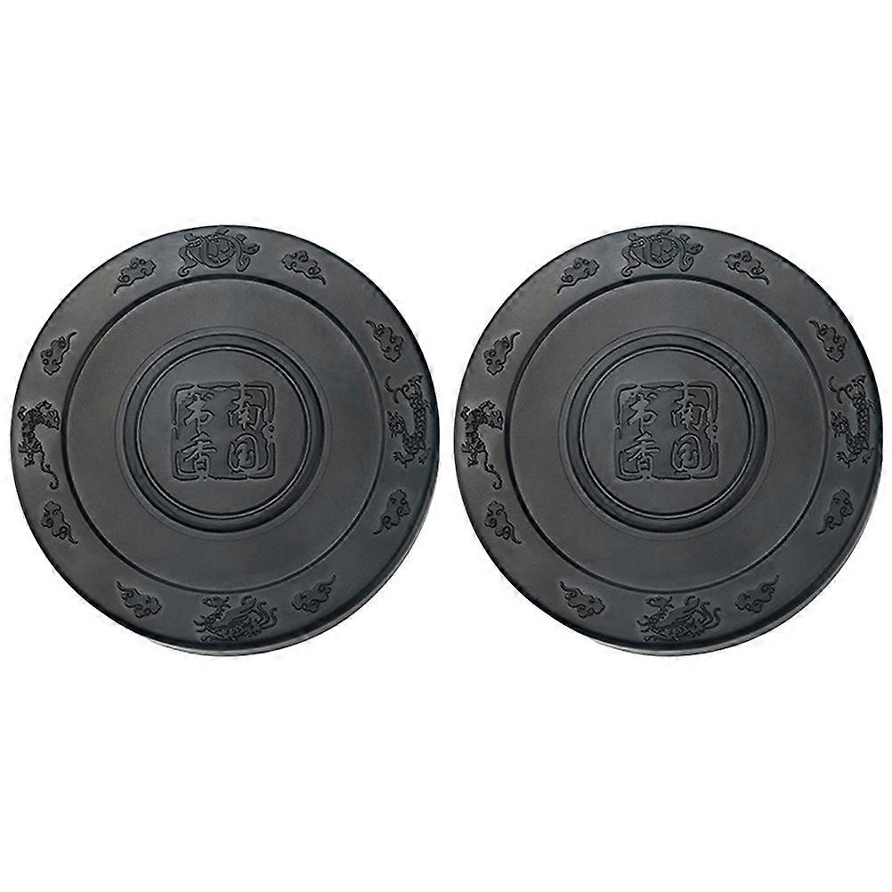 Traditional Calligraphy Inkstone Practical Tool for 4Pcs Collection