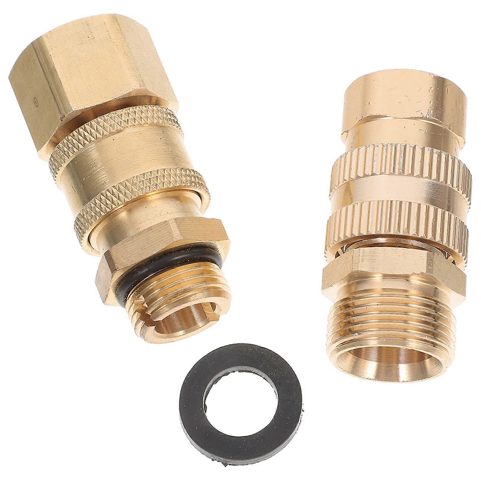 Quick Connect Pressure Washer Fittings 20Pcs For Professional Cleaners Homeowners Waterproof Connection Enhanced Efficiency