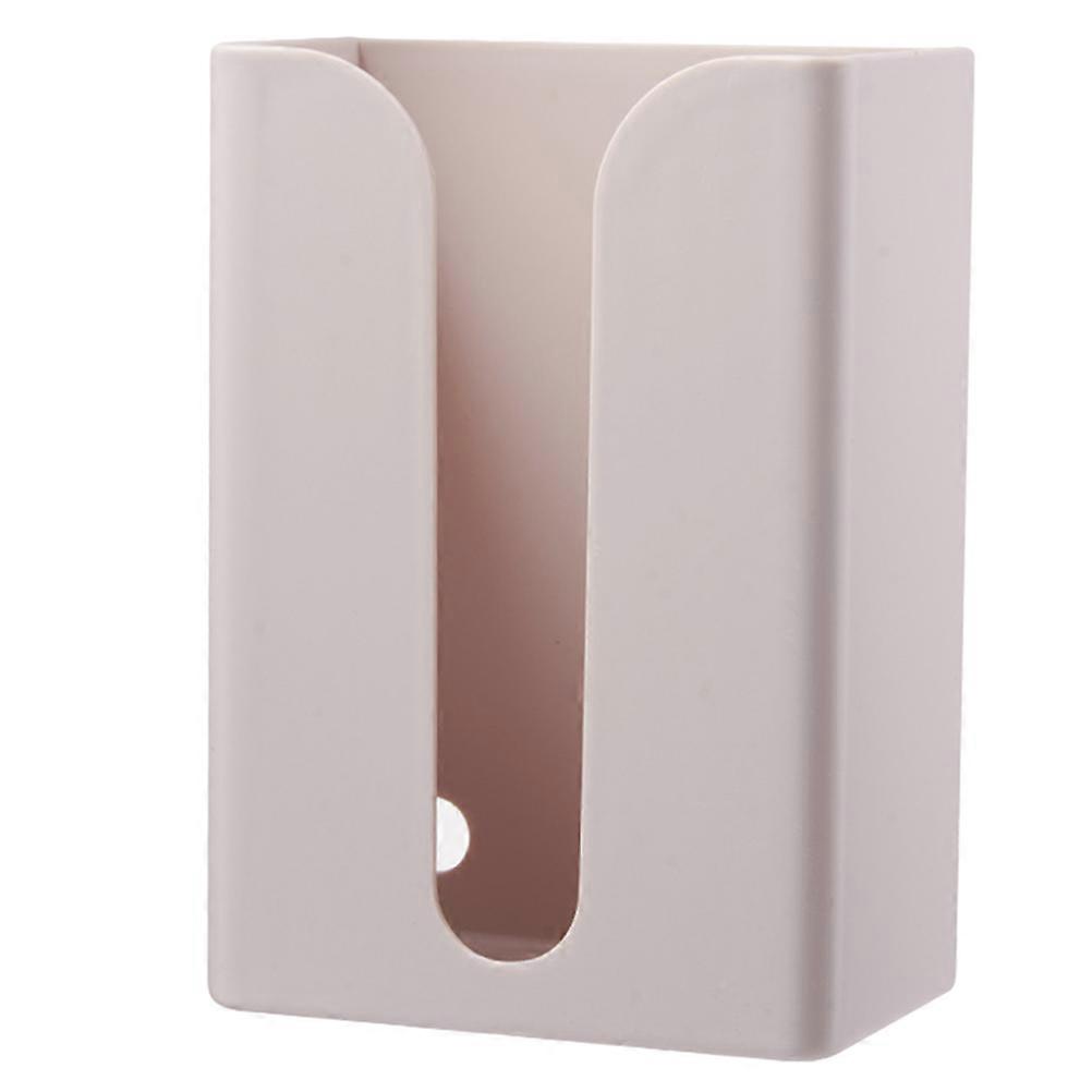 Tissue Organizer ABS Paper Holder Wall-Mounted for Storage 2Pcs Beige