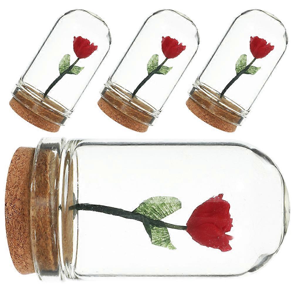 16 Pcs Decorative Miniature Scene Model Dome For Tiny House Table Centerpieces 4.70X2.50X2.50CM