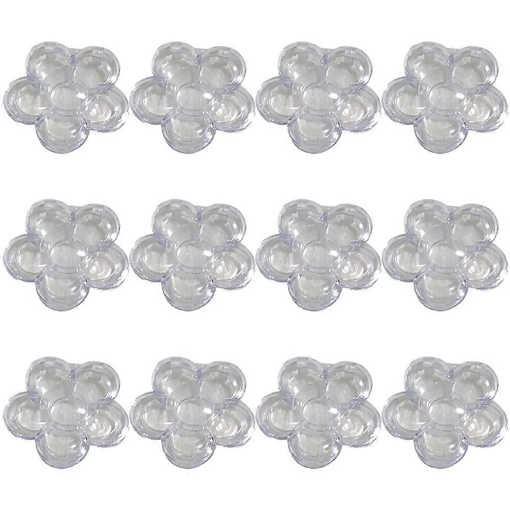 60Pcs Small Lipstick Organizer Portable Use Ideal For Makeup Shop And Home Use Flower Shape