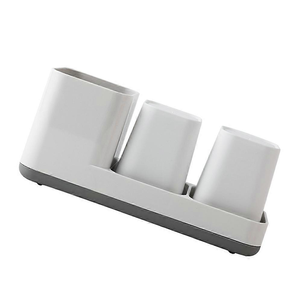 Toothpaste Toothbrush Storage Rack Bathroom Accessory for Home 2Pcs