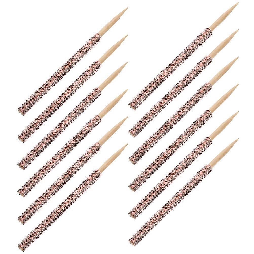 Cake Lollipop Stick Candy Stick for Decoration 96Pcs Rose Gold