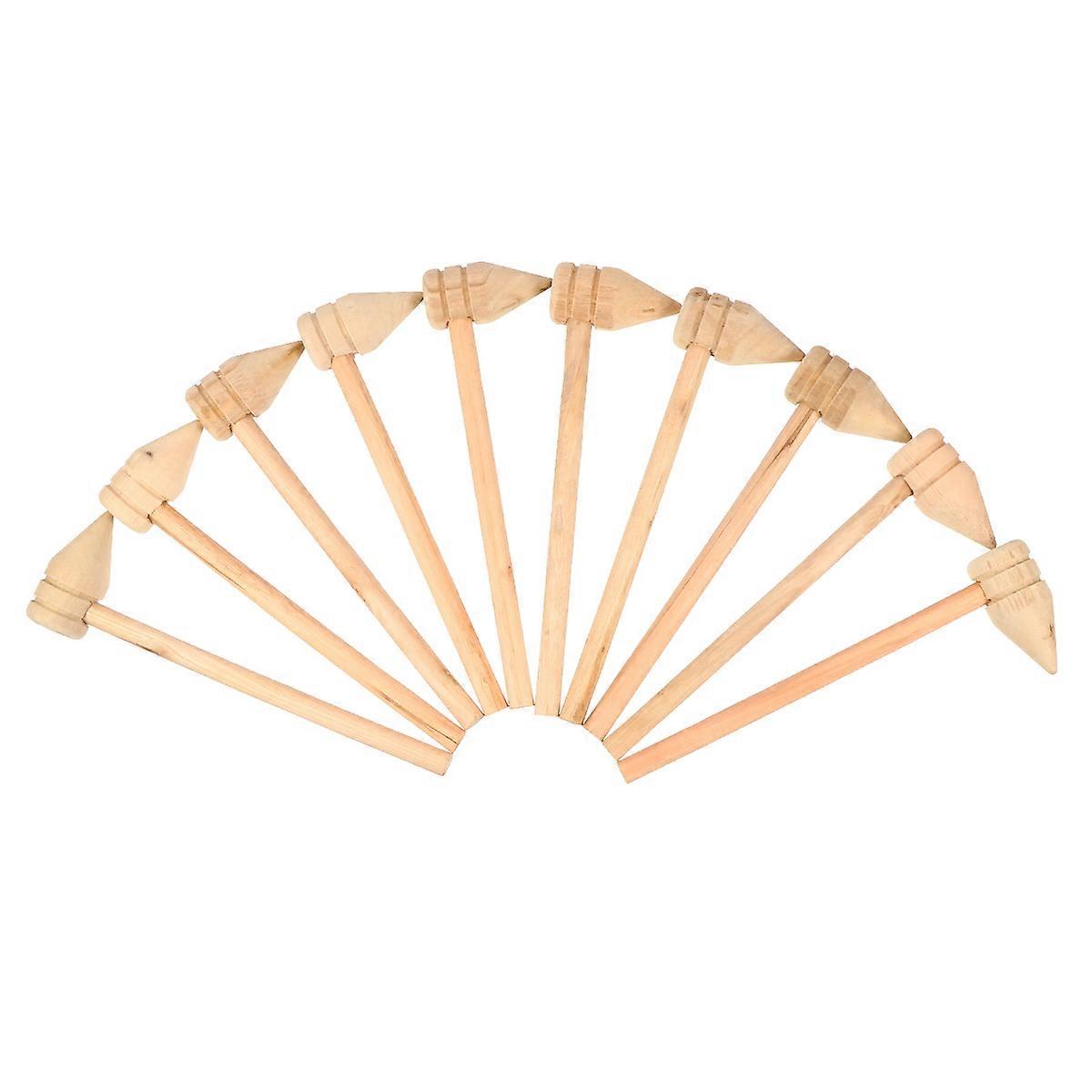 Small Hammers Pointed Mallet for Knocking 20Pcs Wooden Toy Set