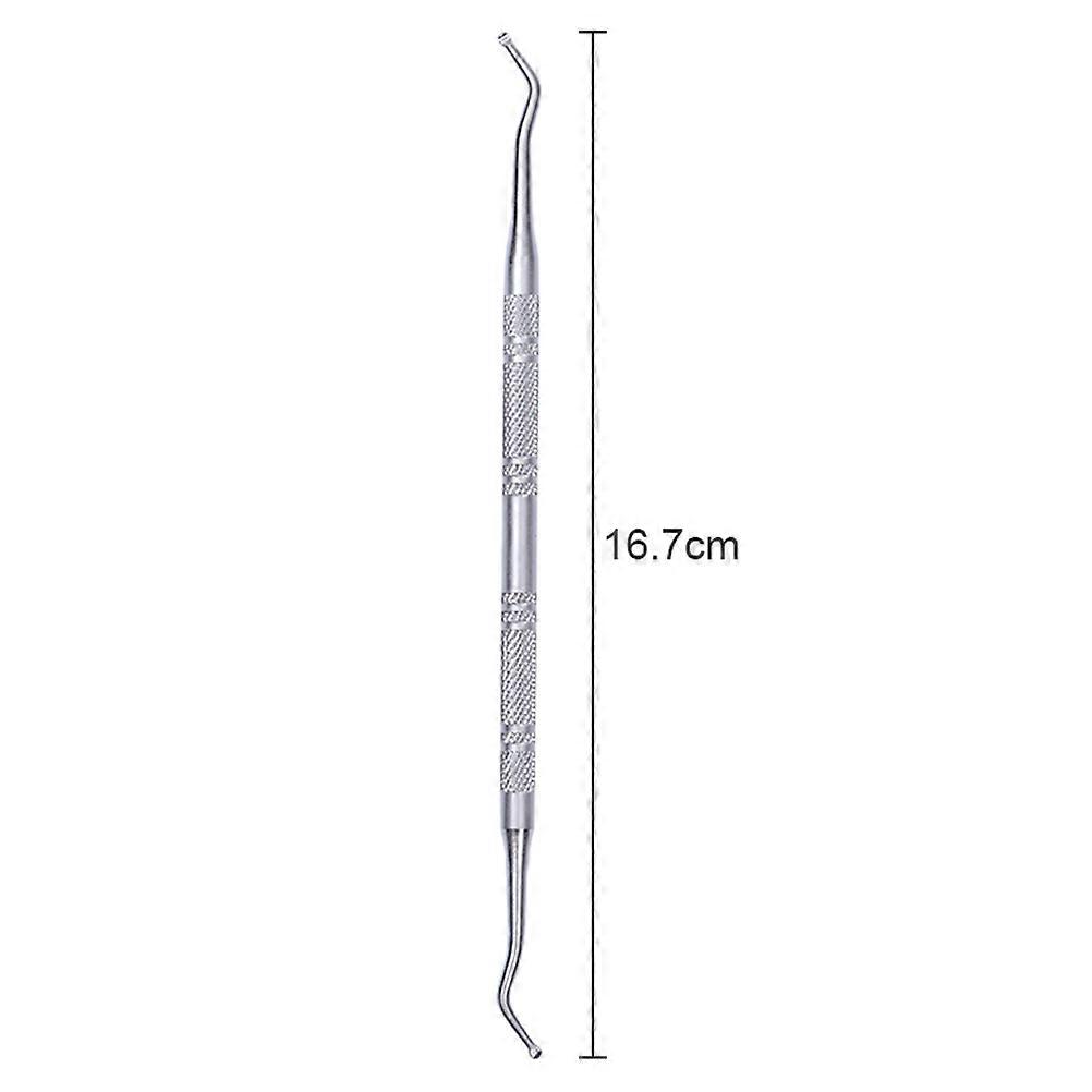 Cuticle Stainless Steel Nail Tool for Clean Use Silver