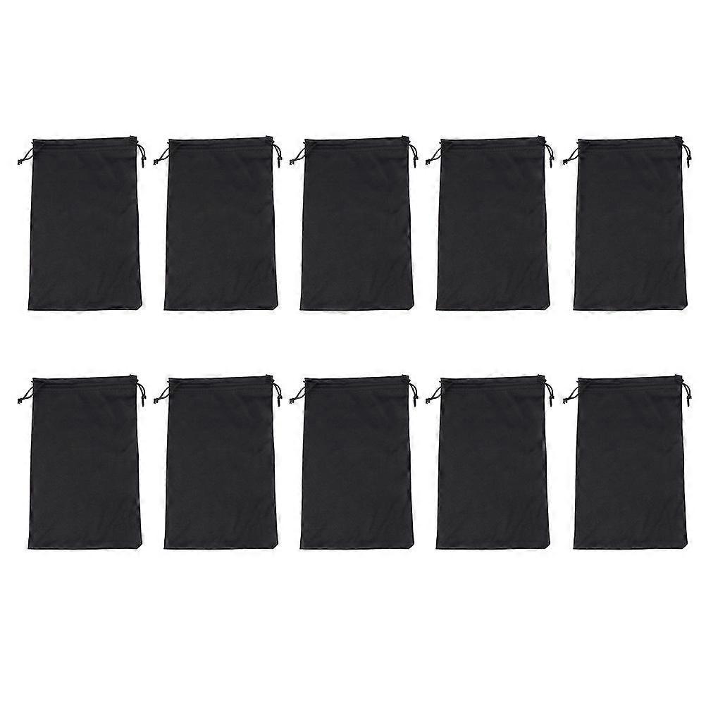 Glasses Pouch Eyewear Accessories Drawstring Style Scratch-Resistant 17x7.5x0.3cm 20Set