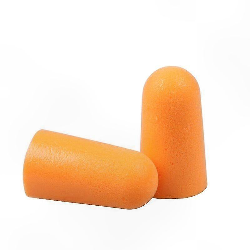 Foam Earplugs for Sleeping, Noise Reduction, Concerts, Travel (100 Pairs) Roll-On Design