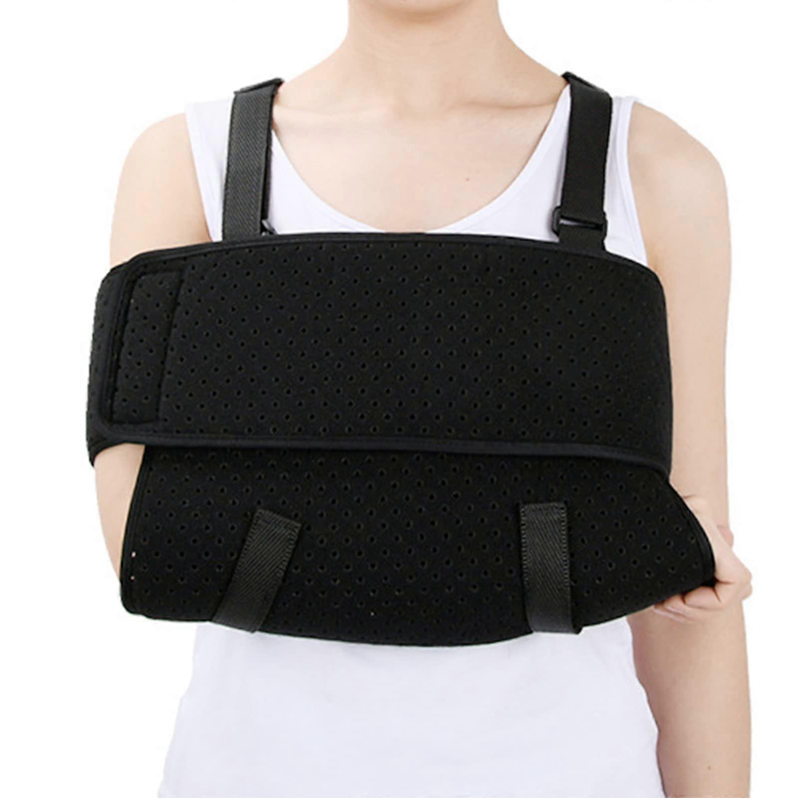 Arm Sling Shoulder Immobilizer, SleepReady Medical Sling, Size M, Rotator Cuff Support Brace, For Broken Bones