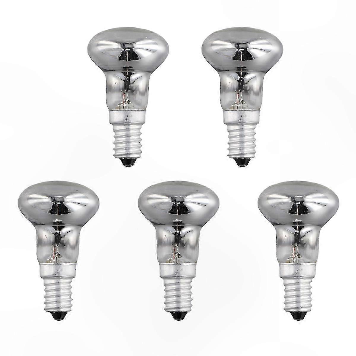 Ampoules à lave de remplacement E14 R39 30 W à visser, réflecteur transparent, lot de 5