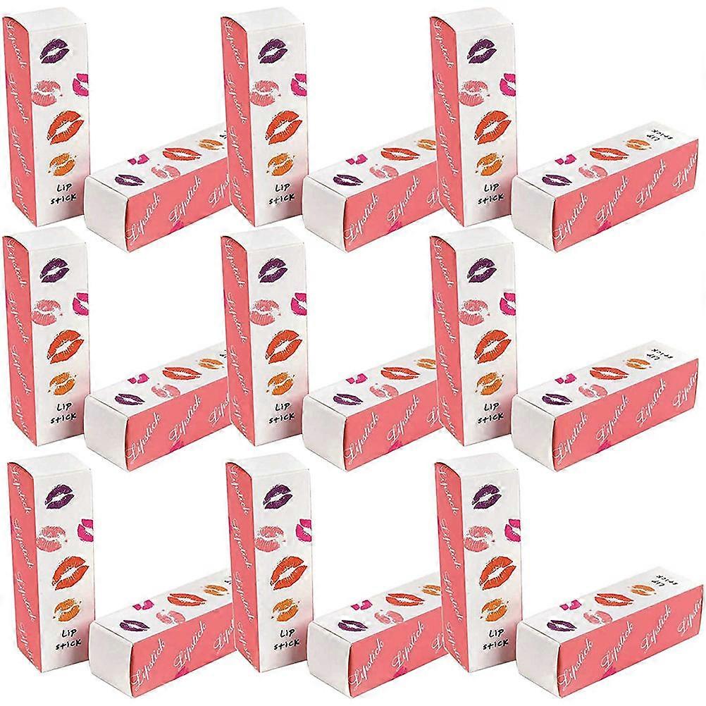Paper Lipstick Box for Storage Use 150Pcs Pink Empty Gift Containers