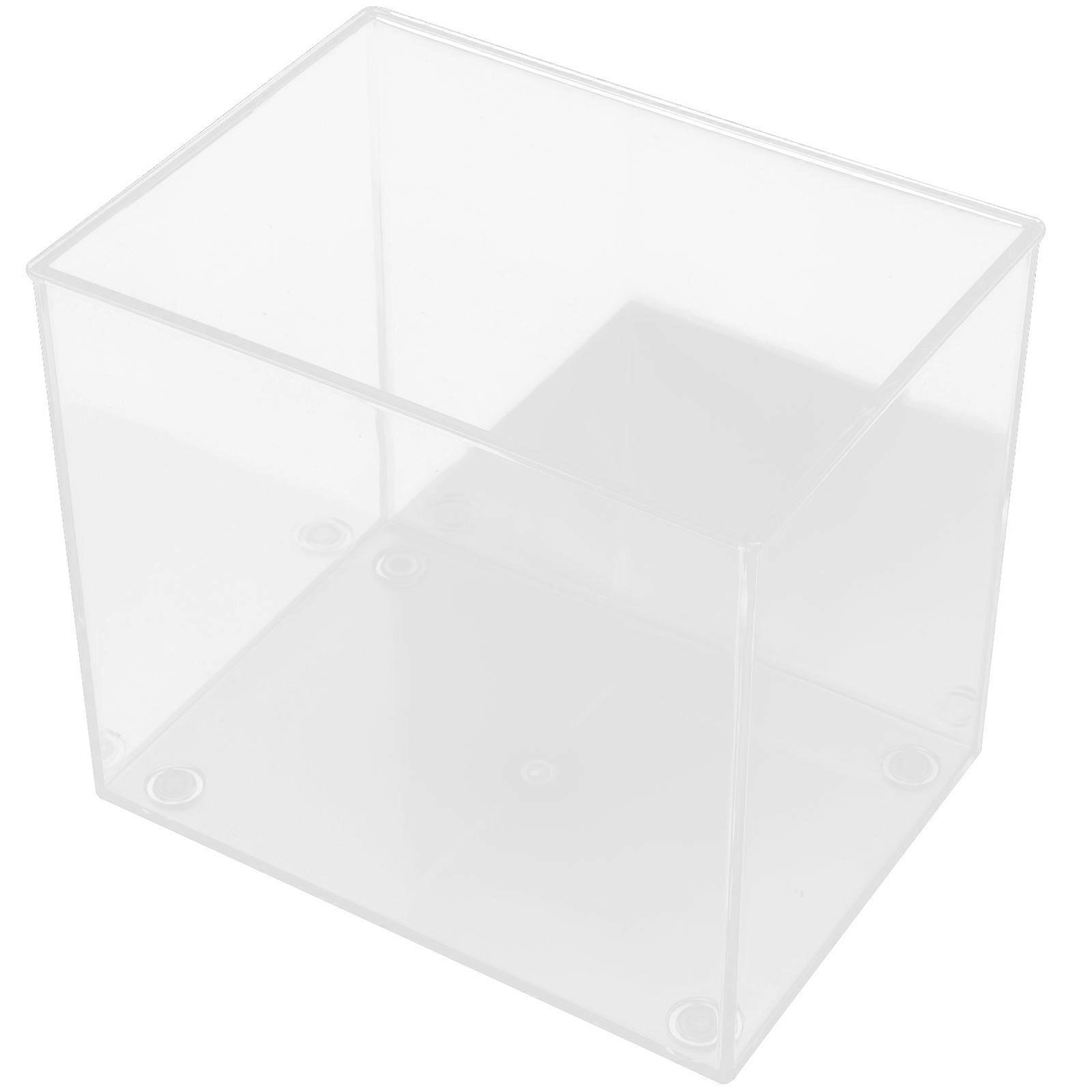 Desktop Square Aquarium Tank Betta Fish Tank For Beginners Easy Cleaning 1Pack