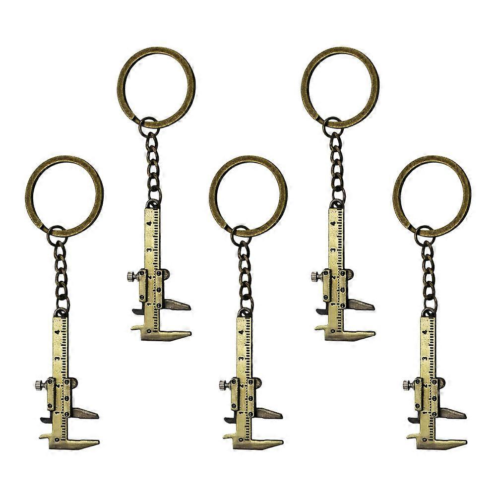 Ruler Key Chain Hanging Ornament for Backpack 10Pcs Assorted Color