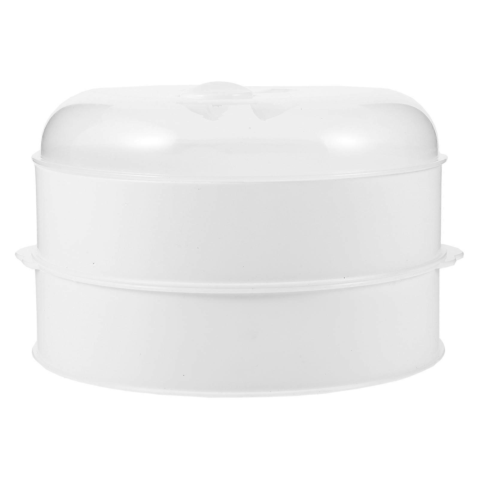 Microwave Oven Steamer Steamed Container for Microwave Home Use .27x7.27x6.48in Heating Food 1 Set