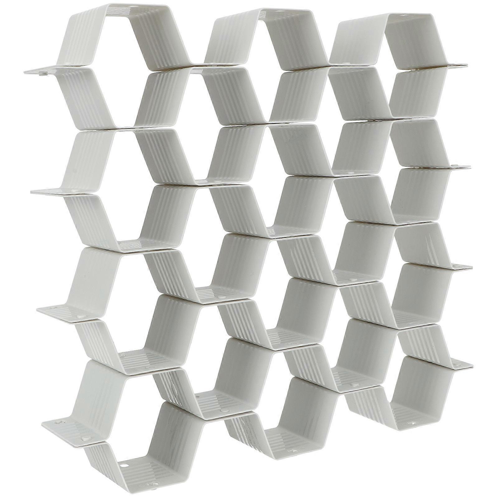 Clothing Grid Organizer Adjustable Honeycomb Organizer Space-saving Honeycomb Design 14.6×13.8×2.6in 1Pcs