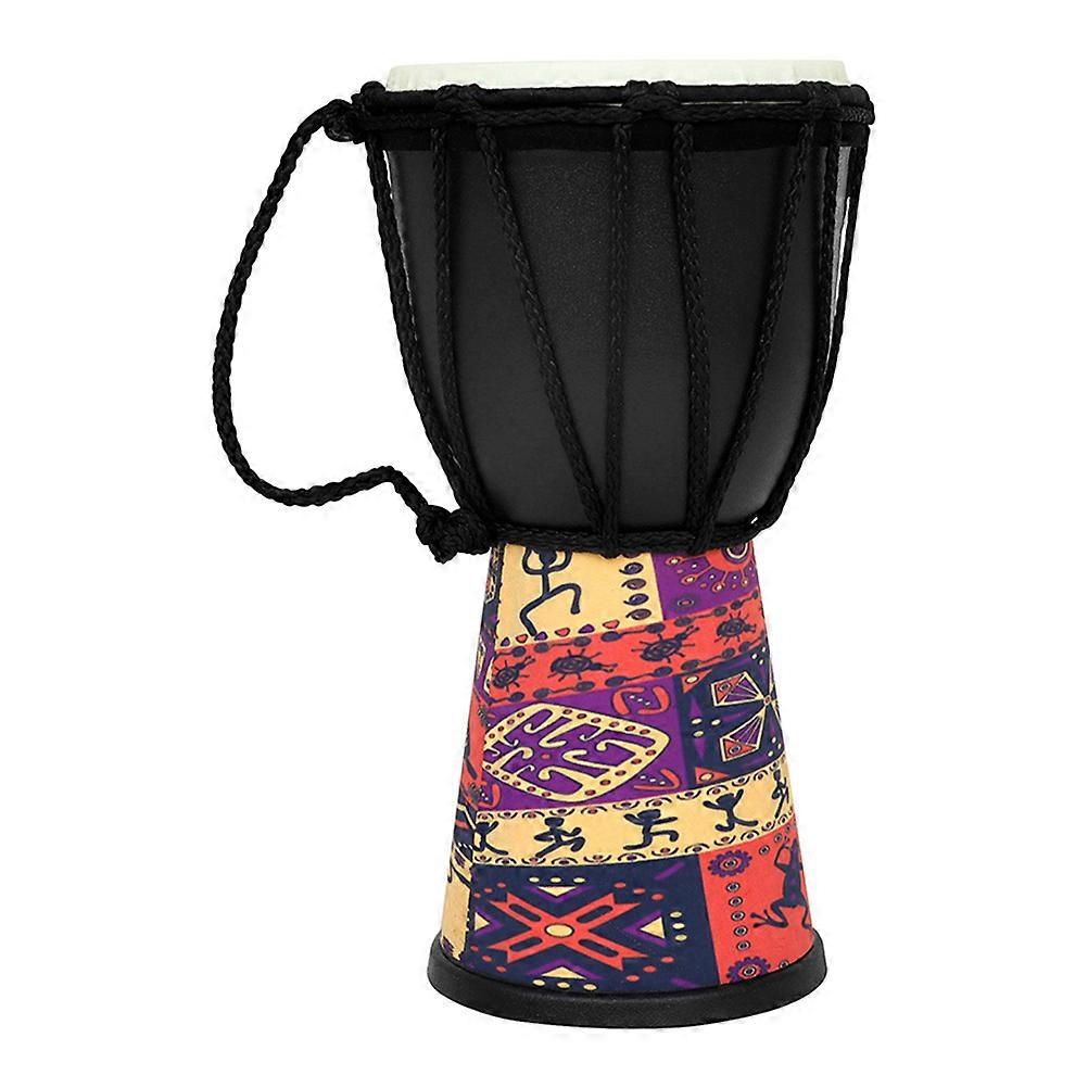 Kids Djembe Drum For Stage Performance 21X11X11CM Noise Making 3Pcs