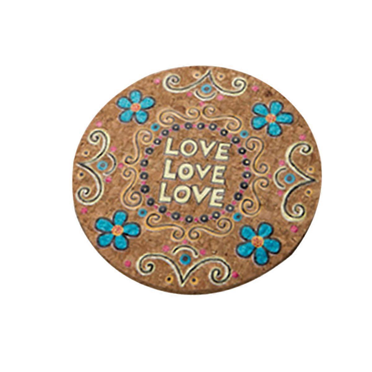 Natural Cork Coasters Round Table Protection Mats For Dining Table Heat Resistant 1Pc