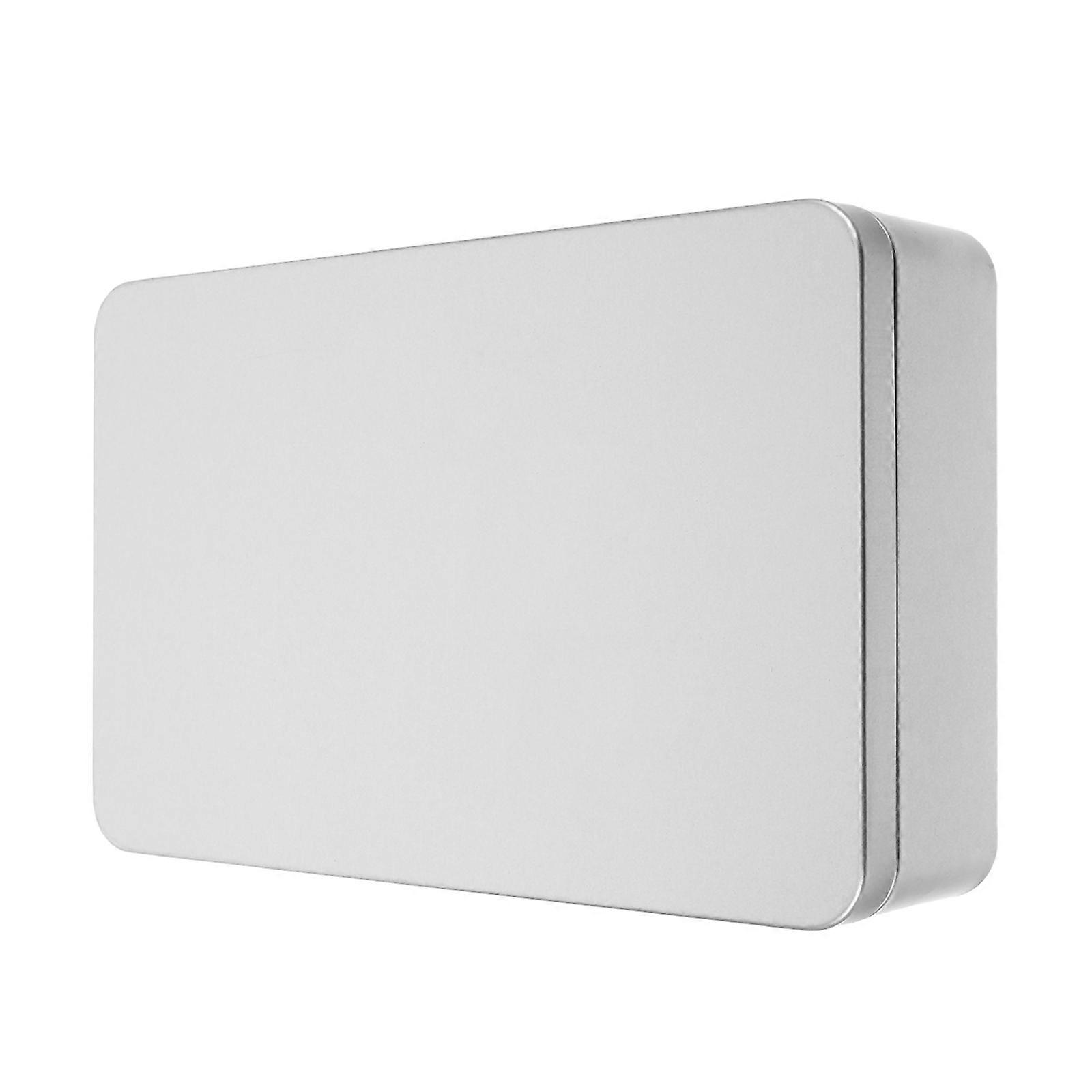 Decorative Small Tin Box Rectangular Metal Storage Box with Lid 3Pcs for Gifts