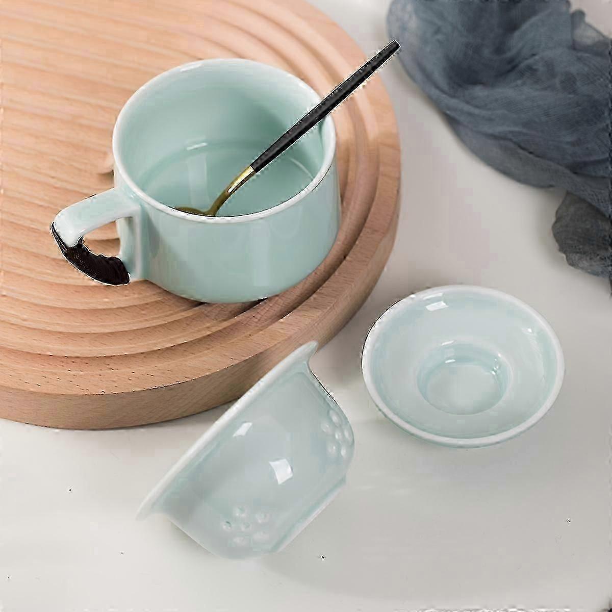 Coffee cup, Celadon cup, The mug offers an ideal capacity for enjoying coffee, tea, or other beverages, making it perfect for daily use in homes and o