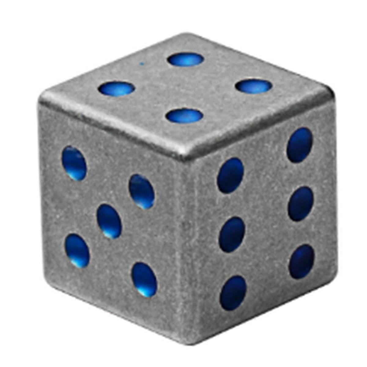 Titanium Alloy Dice Dice Solid Six-Sided Lucky Iced Cooling Dice