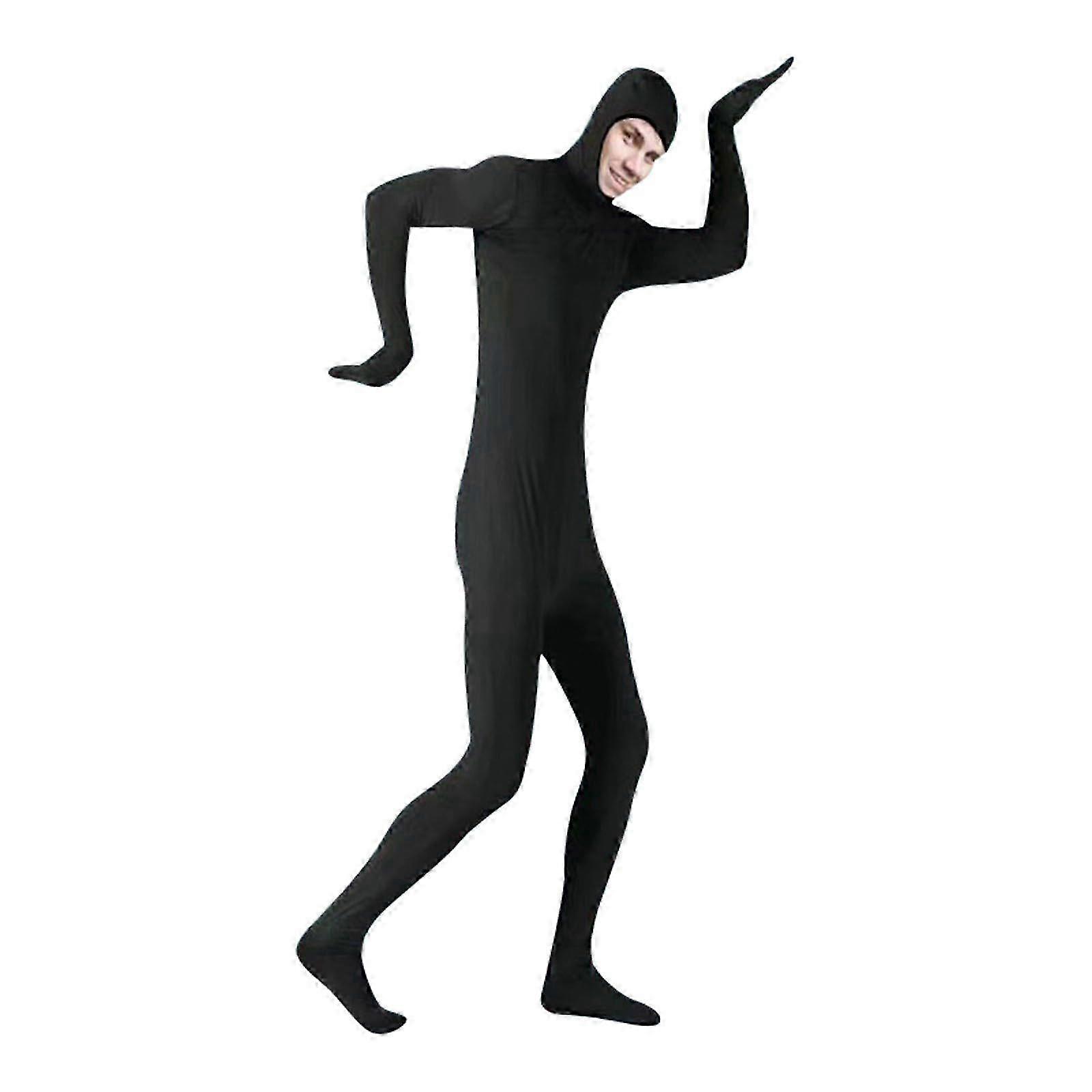 大人の男性女性スパンデックスコスチューム全身スーツ見えないハロウィーンのクリスマス