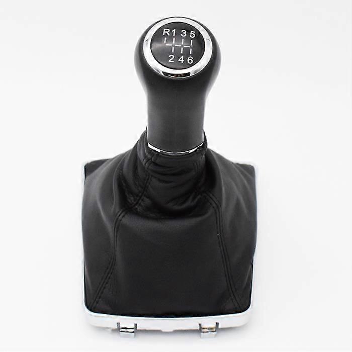 6 Speed Gear Shift Knob Set with Gaiter Boot Cover For Opel-Vauxhall Astra H 2005-2009