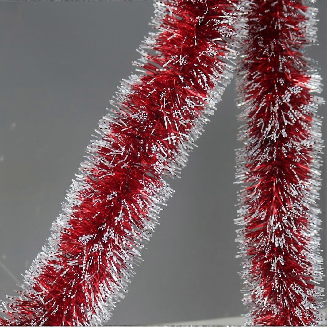 2m Christmas color strips for decoration event scene decoration Christmas tree decoration red - 4 layers - 2m 9cm