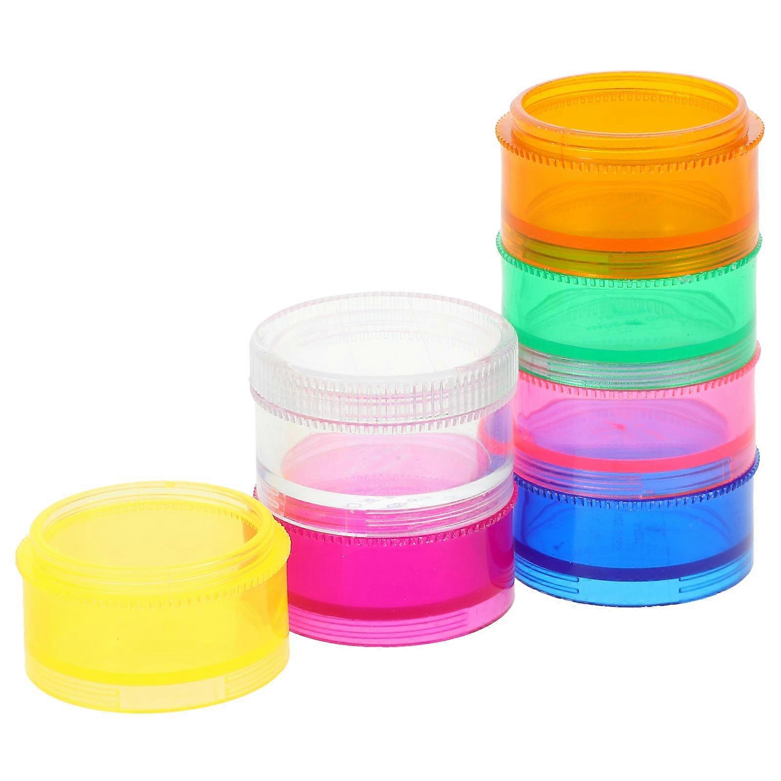 Plastic Rotating Medicine Box for Storage Daily Use Assorted Color