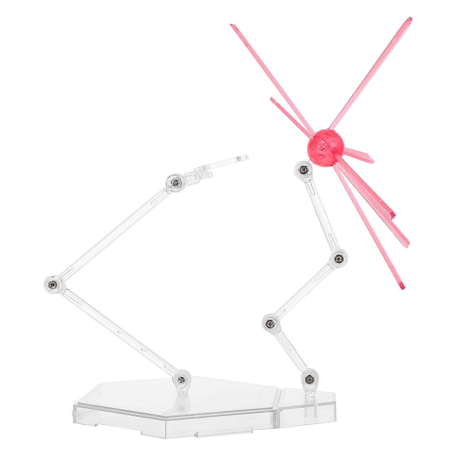 Doll Display Stand for 4Sets Plastic Model Support with Effects