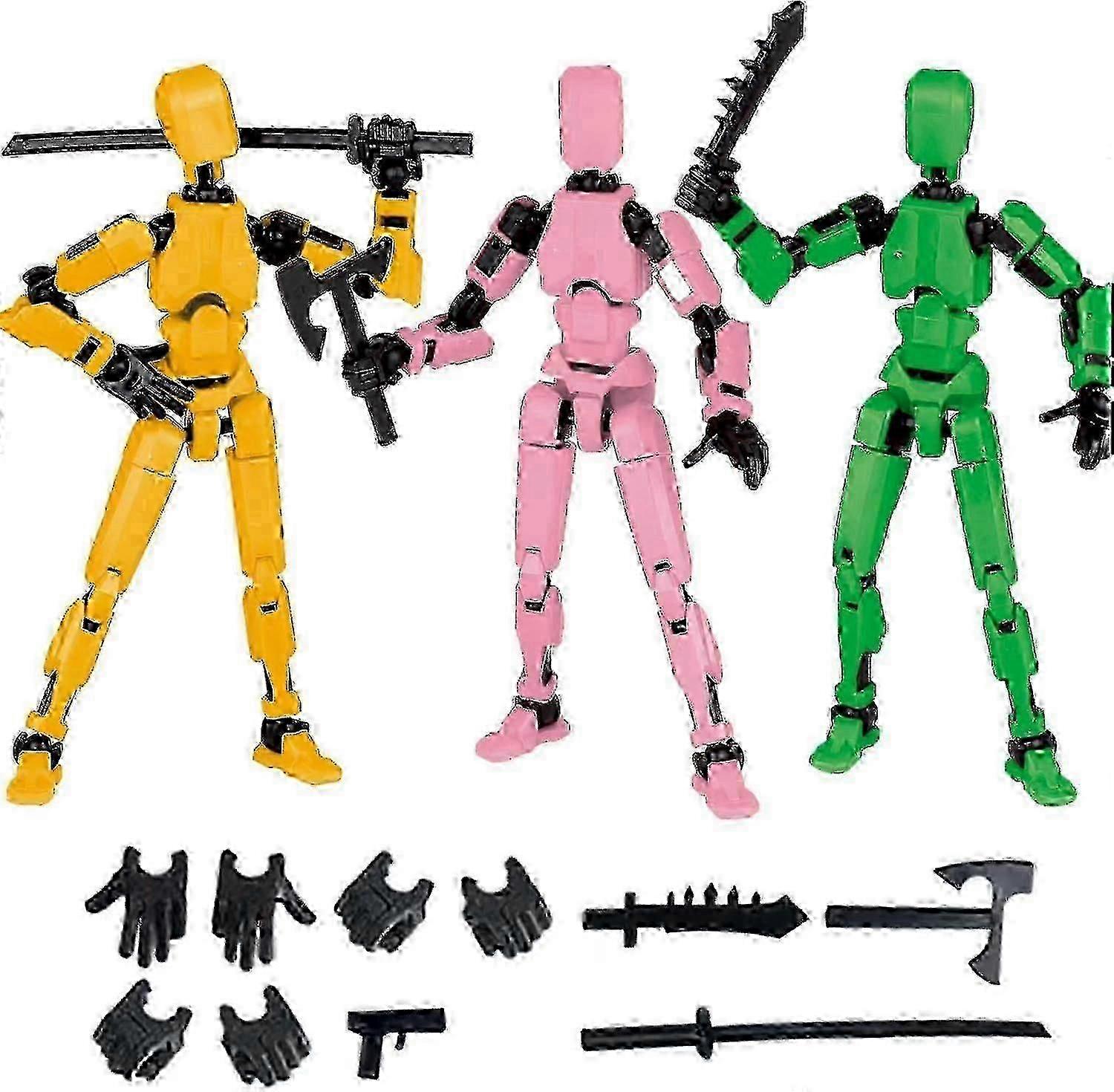 T13 Action Figure,robot Action Figure,t13 Action Figure 3d Printed Multi-jointed Movable,13 Action Figure Dummy,decorations For Action Figures(royal B