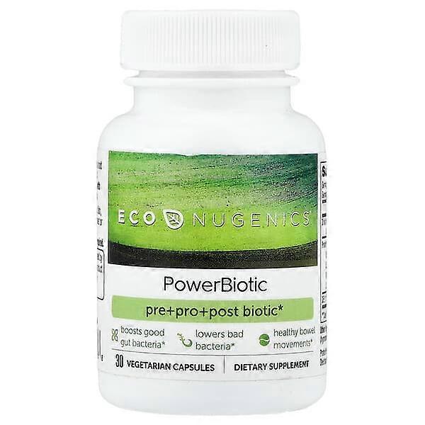 Econugenics, PowerBiotic, 30 Vegetarian Capsules