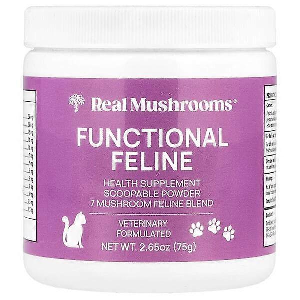 Real Mushrooms, Functional Feline, For Cats , 2.65 oz (75 g)