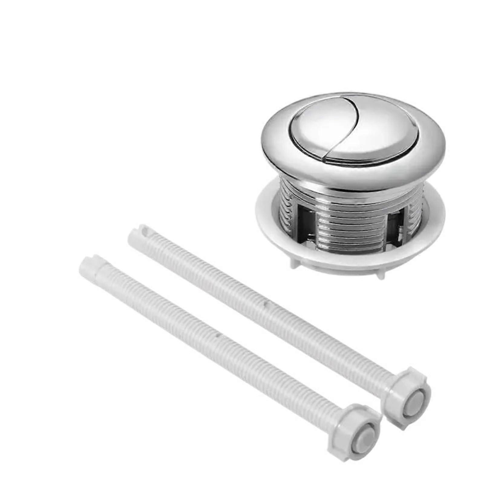 Dual Flush Toilet Cistern Push Button 114mm, 1Pc Toilet Tank Flush Button, Dual Flushing Compatible