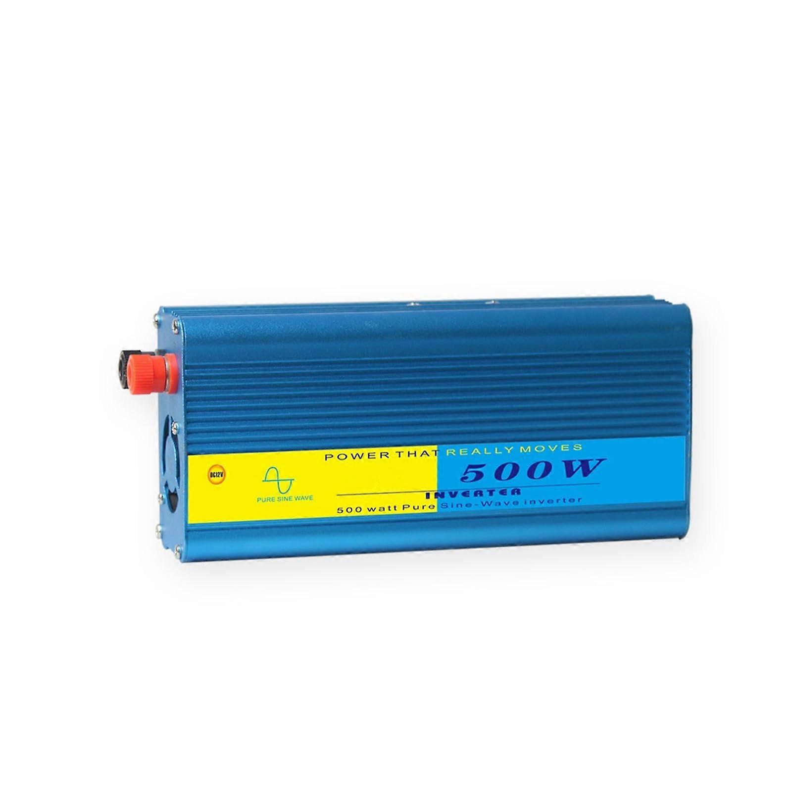 500W Pure Sine Wave Inverter 12V To 220V DCAC Power Supply 12V Input 220V Output