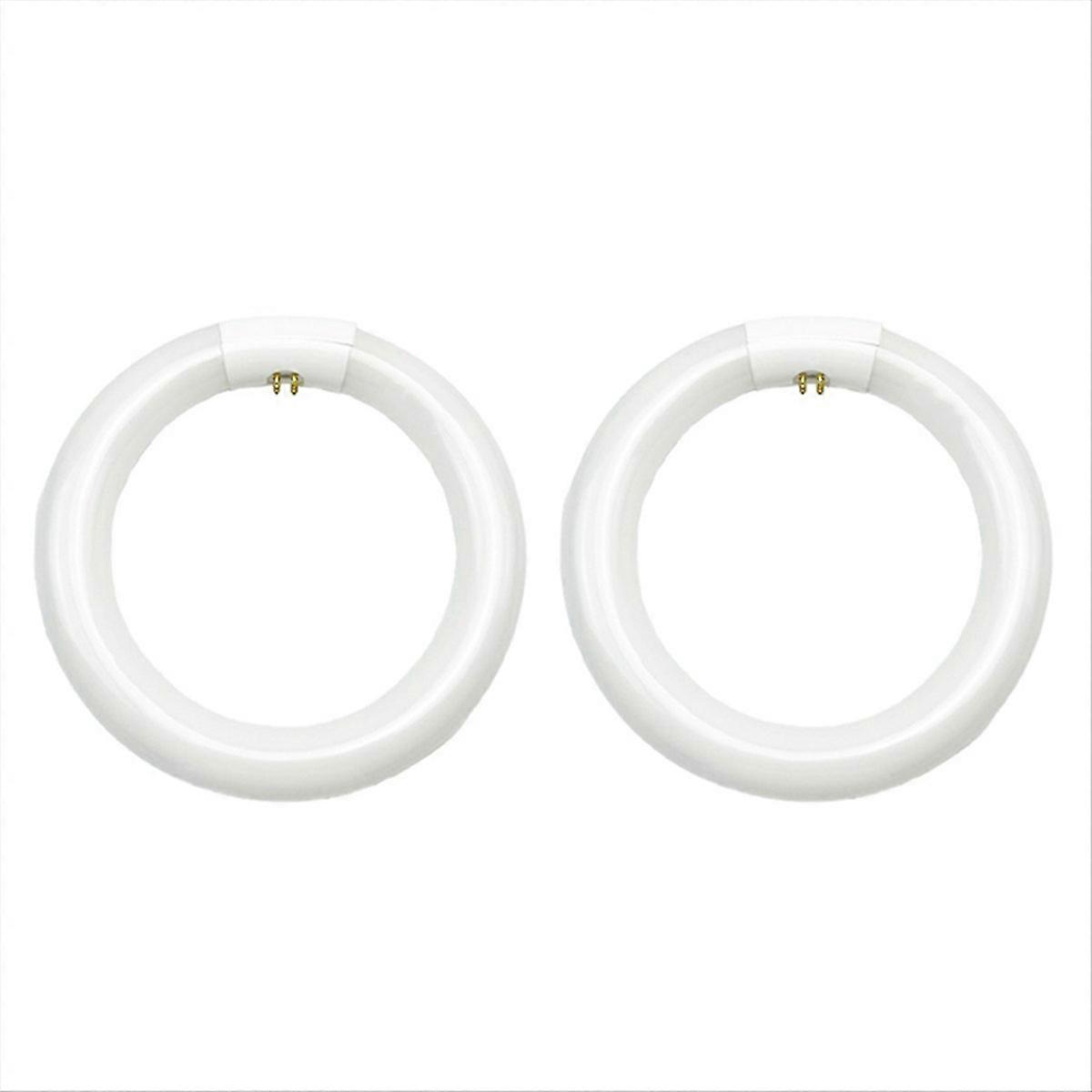 2pcs FC8T9/CW Circular Fluorescent Light Bulb,8Inch Round T9 22W Circline Bulbs Replacement for Circle Ceiling Fixture