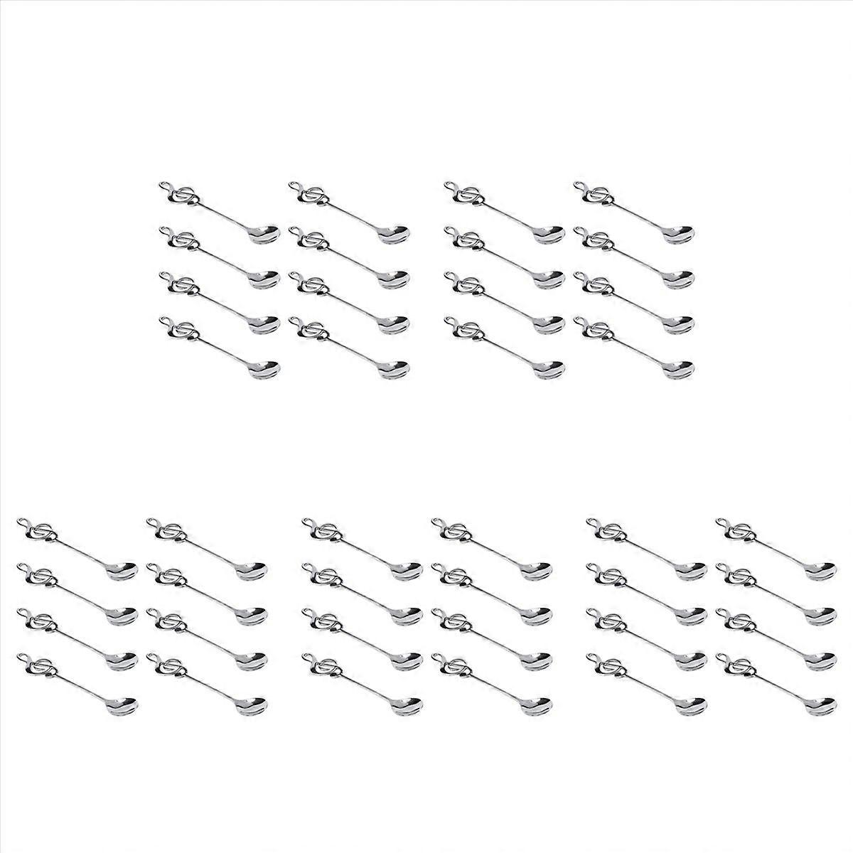 8Pcs Stirring Spoon Coffee Spoon Stainless Steel Flatware